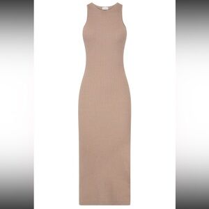 Meshki Sienna sleeveless Ribbed midi dress